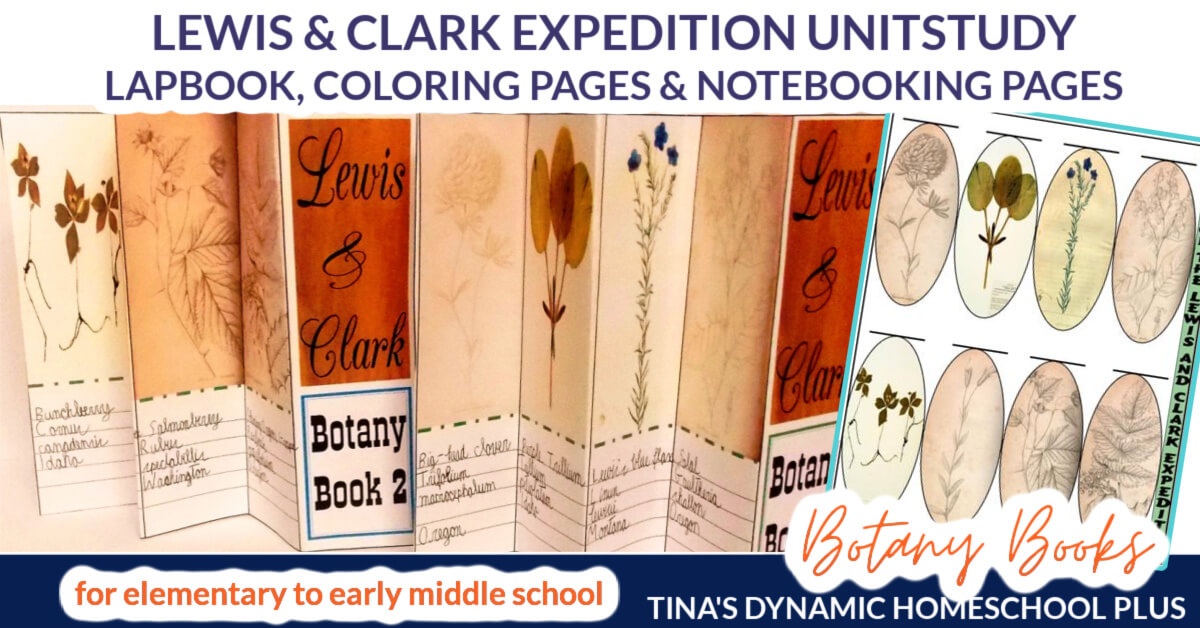 Lewis and clark expedtiion botany and interactive minibooks