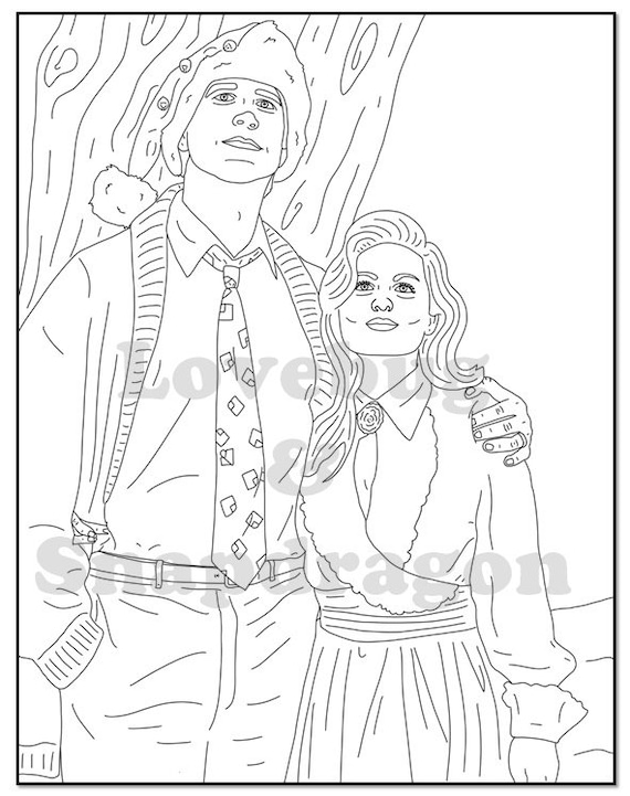 National lampoons christmas vacation adult coloring book instant print download digital file christmas activity coloring pages