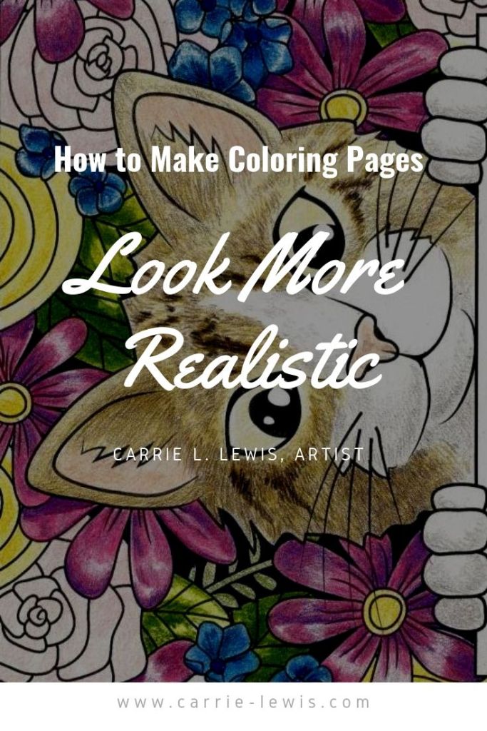 How to make coloring pages look more realistic â carrie l lewis artist