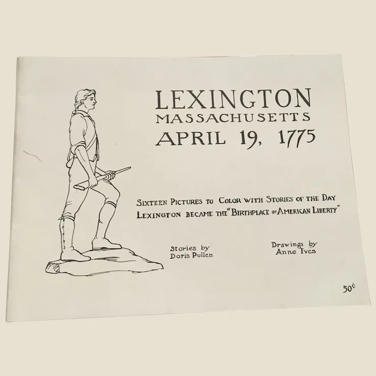 Lexington massachusetts april battle of lexington coloring