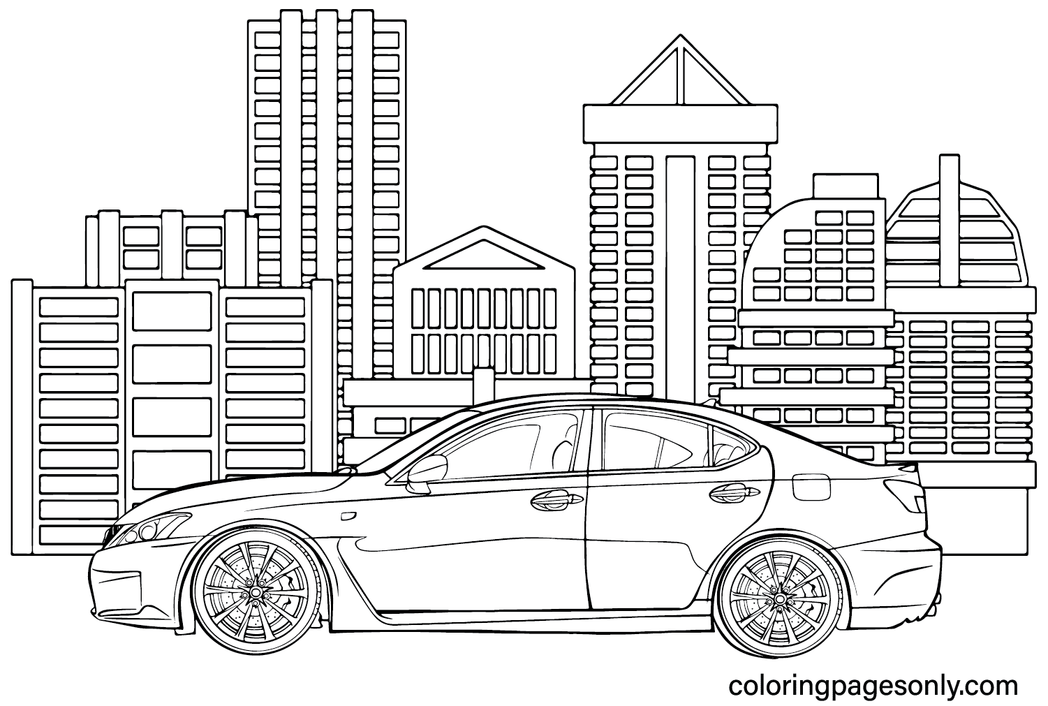 Lexus coloring pages lexus coloring pages free printable coloring pages