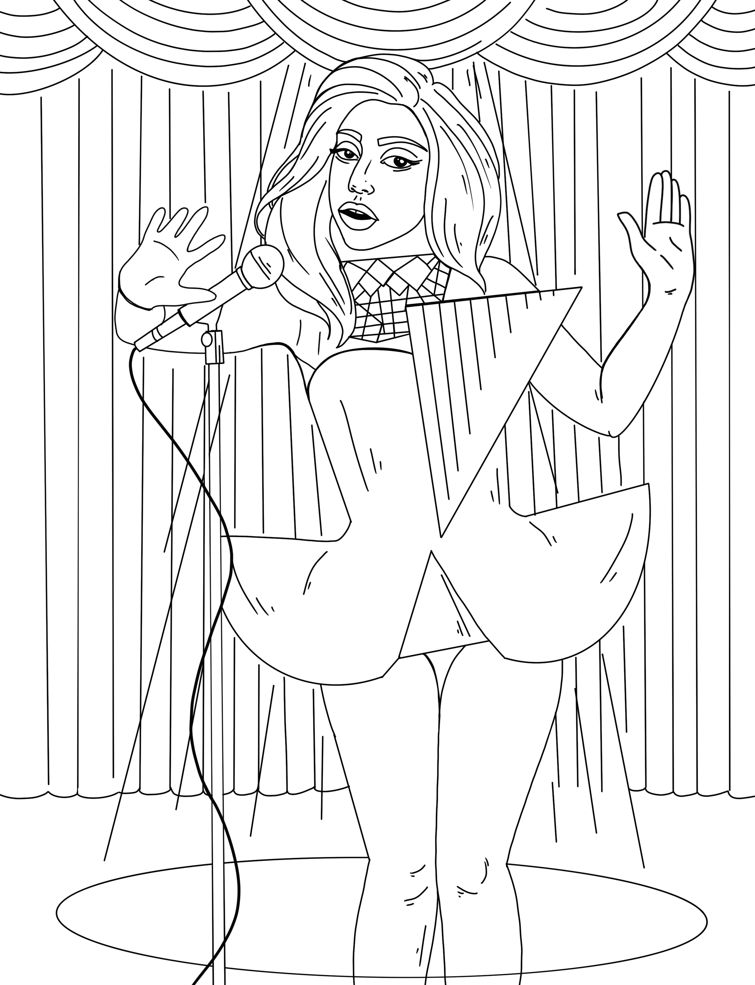 Feminist coloring pages girl power printable coloring pages