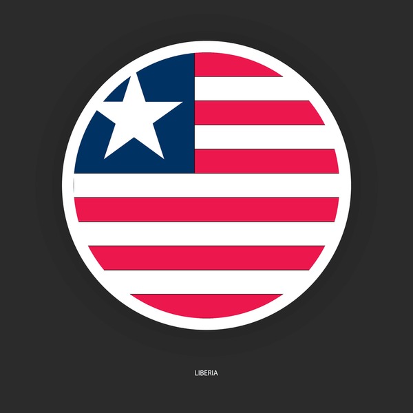 Drapeau liberia royalty