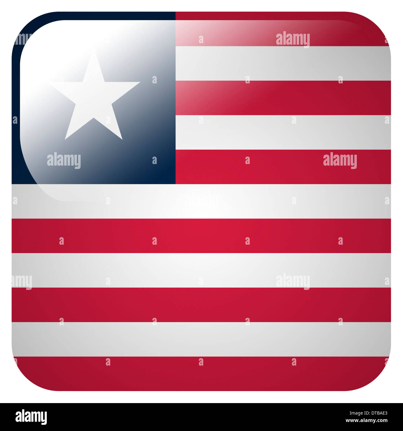 Liberia icon cut out stock images pictures