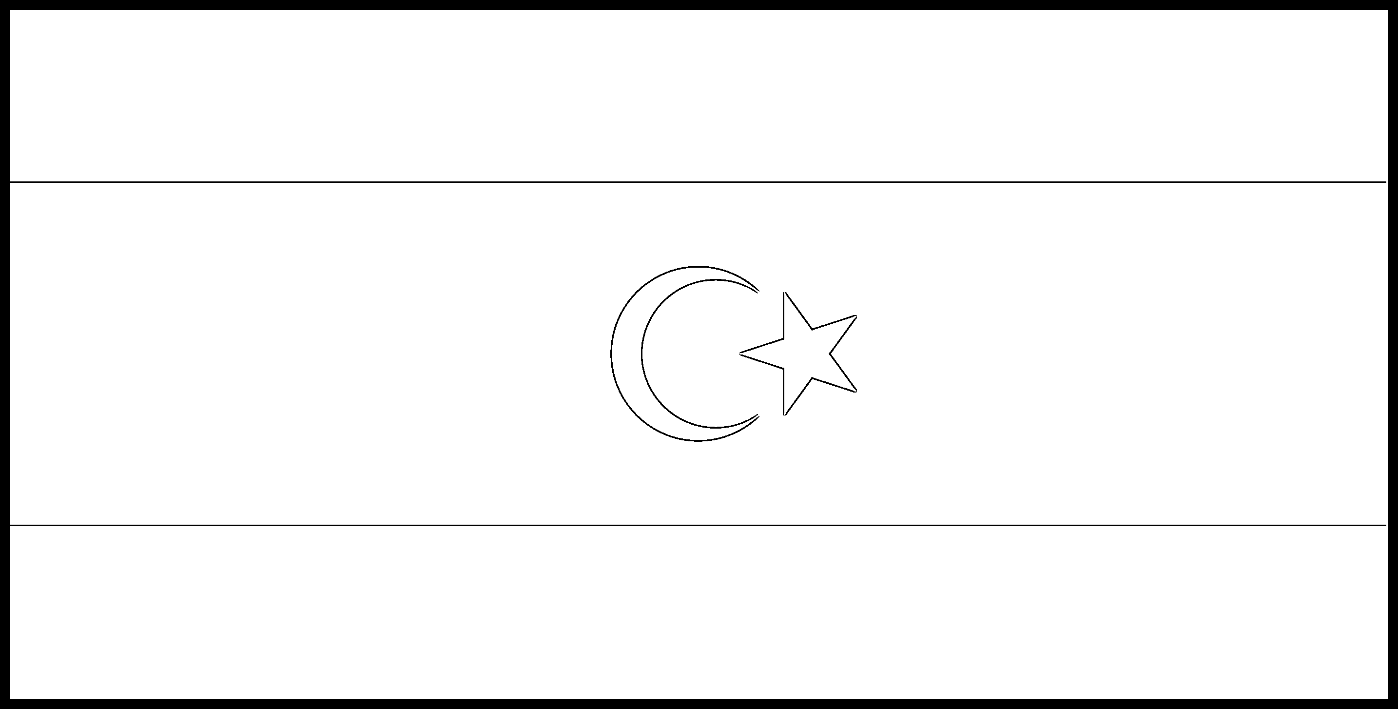 Libya flag colouring page â flags web