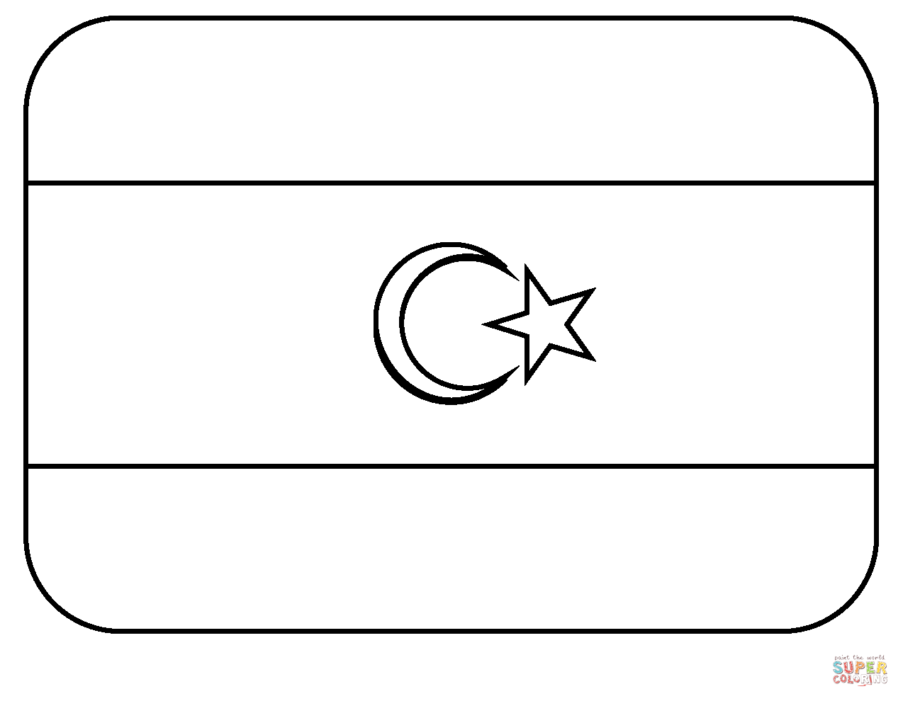 Flag of libya emoji coloring page free printable coloring pages