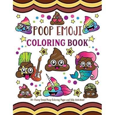 Poop emoji loring book funny emoji poop tanzania