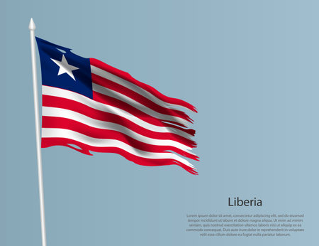 Liberian flag stock illustrations cliparts and royalty free liberian flag vectors