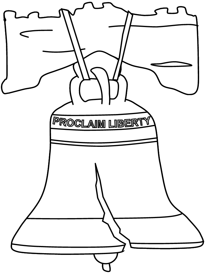 Usa liberty bell coloring pages coloring book