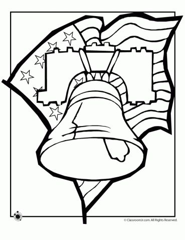 Liberty bell flag coloring page woo jr kids activities childrens publishing flag coloring pages coloring pages secret garden coloring book