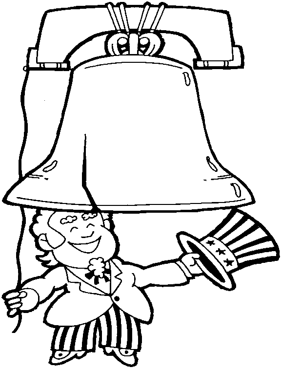 Free patriotic coloring pages from