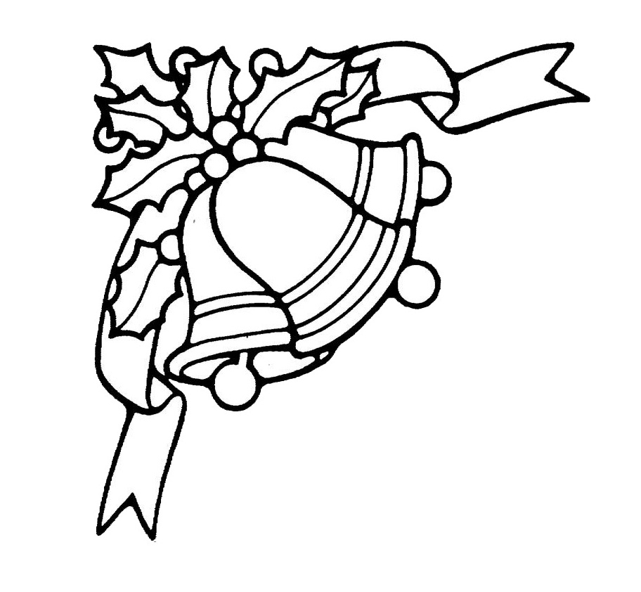 Free printable bell coloring pages for kids