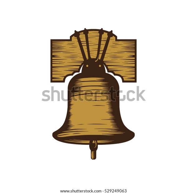 Liberty bell illustration vector stock vector royalty free