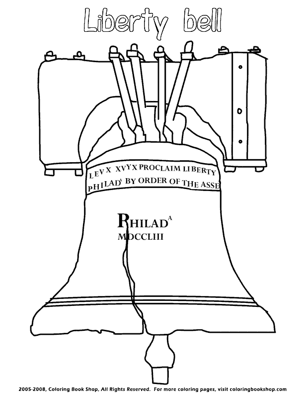 Free liberty bell coloring page download free liberty bell coloring page png images free cliparts on clipart library