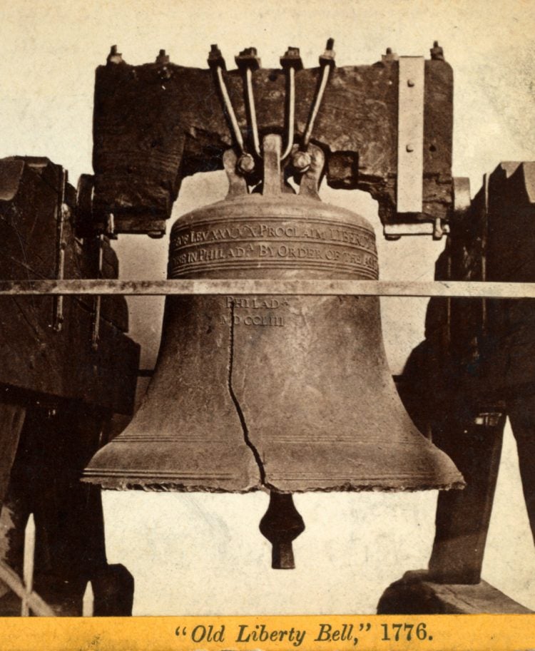 How the liberty bell was cracked according the boy who said he broke it