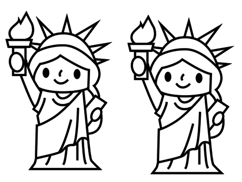 Statue of liberty coloring pack teaching resources