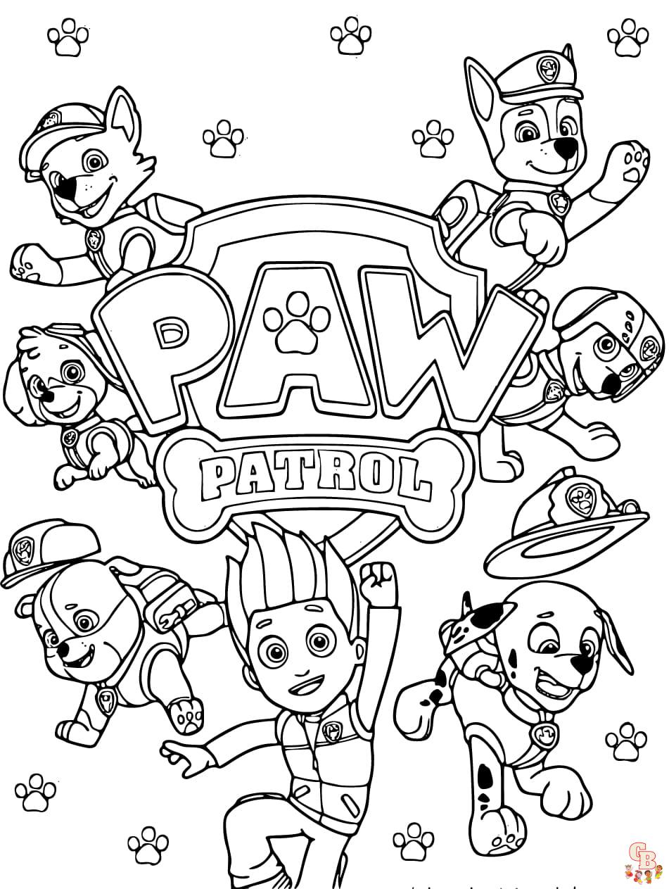 Discover the best free paw patrol coloring pages printable