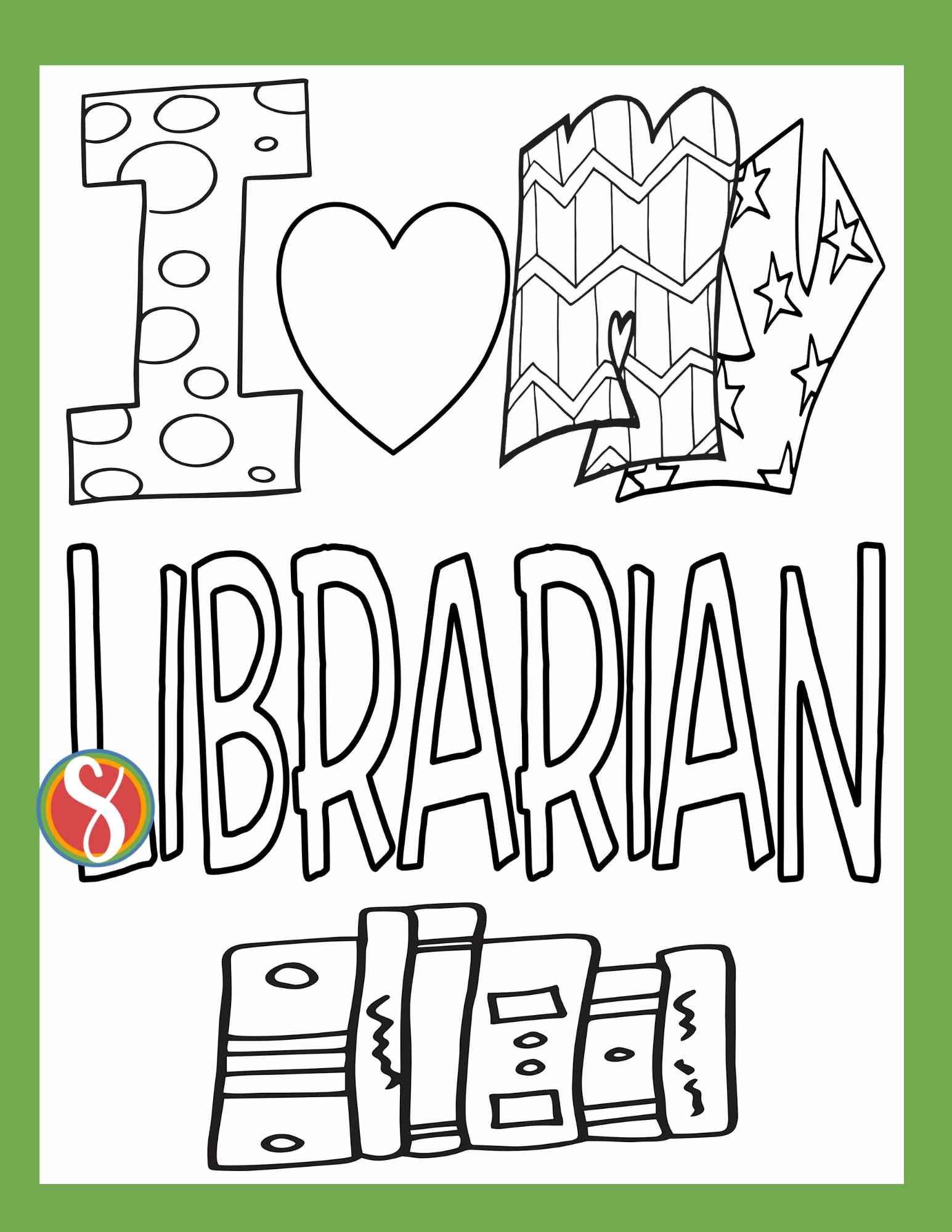 Free library coloring pages â stevie doodles