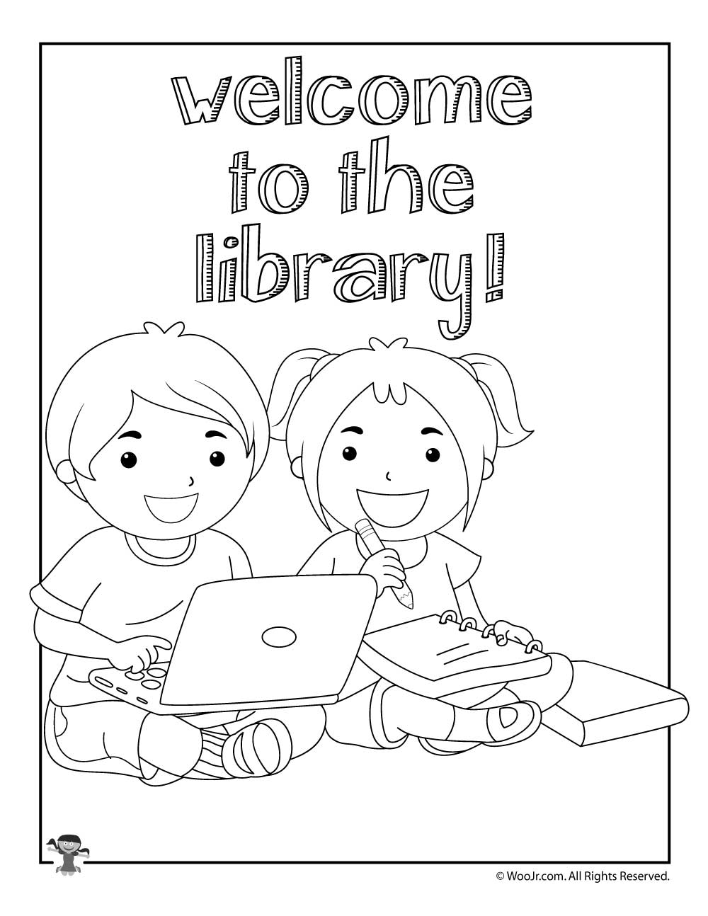 Printable library activities