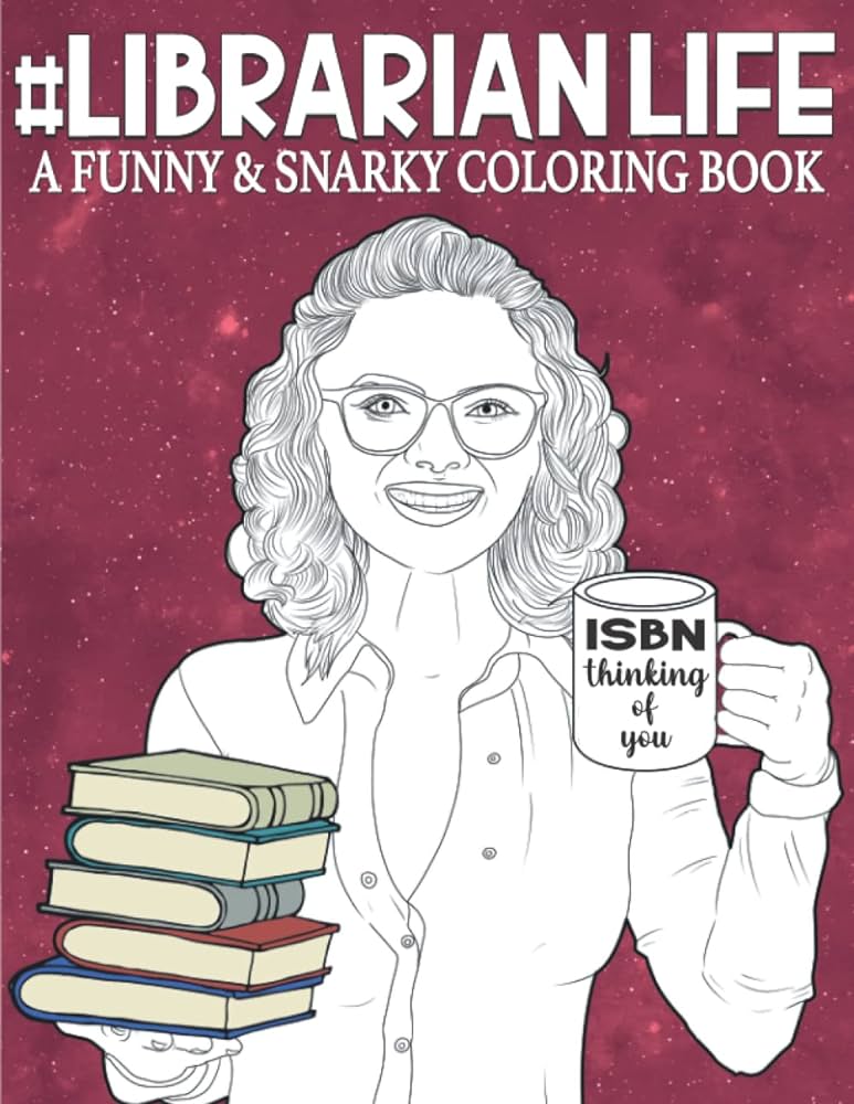 Librarian loring book a funny librarian gift for women webb milly books