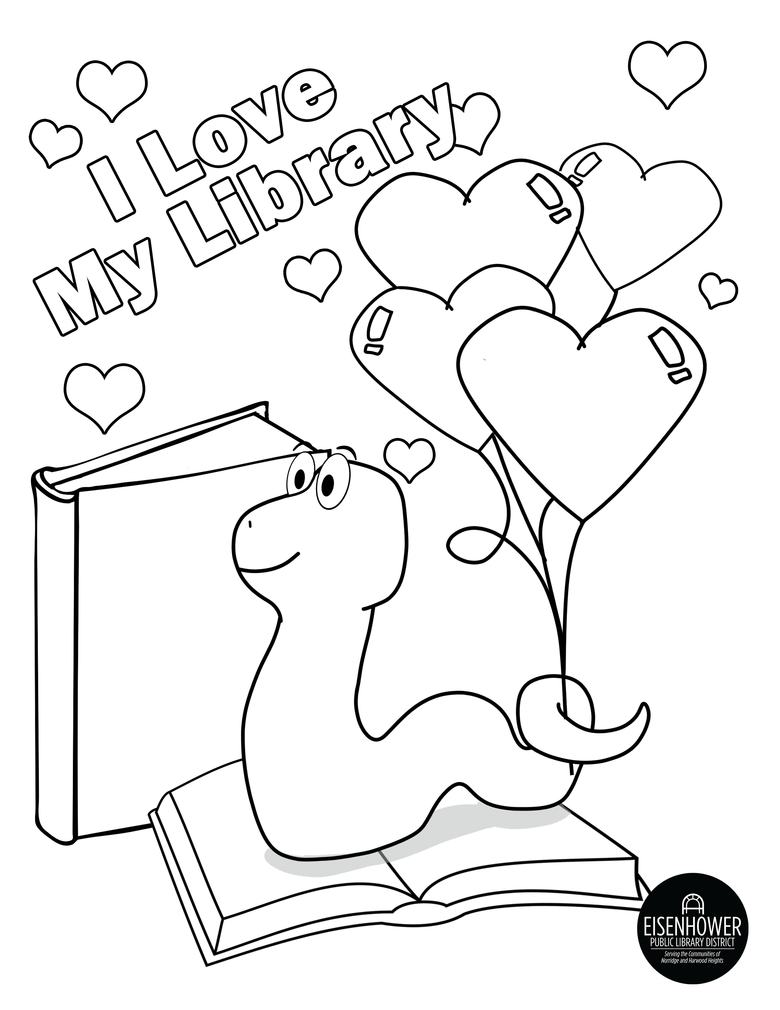 Valentines day coloring page