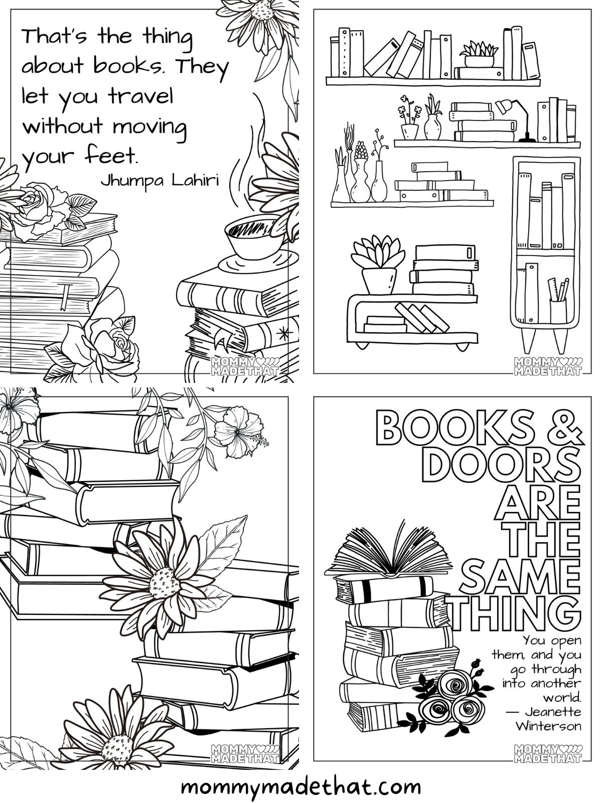 Library coloring pages free coloring sheets that encourage reading