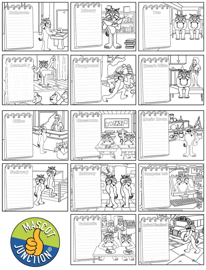 Coloring sheets activity pages