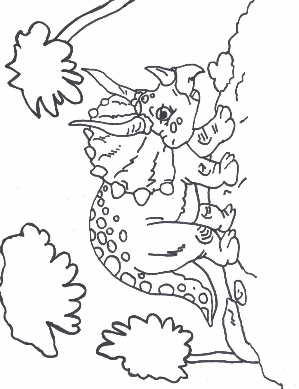 Dinosaur coloring sheet chester library