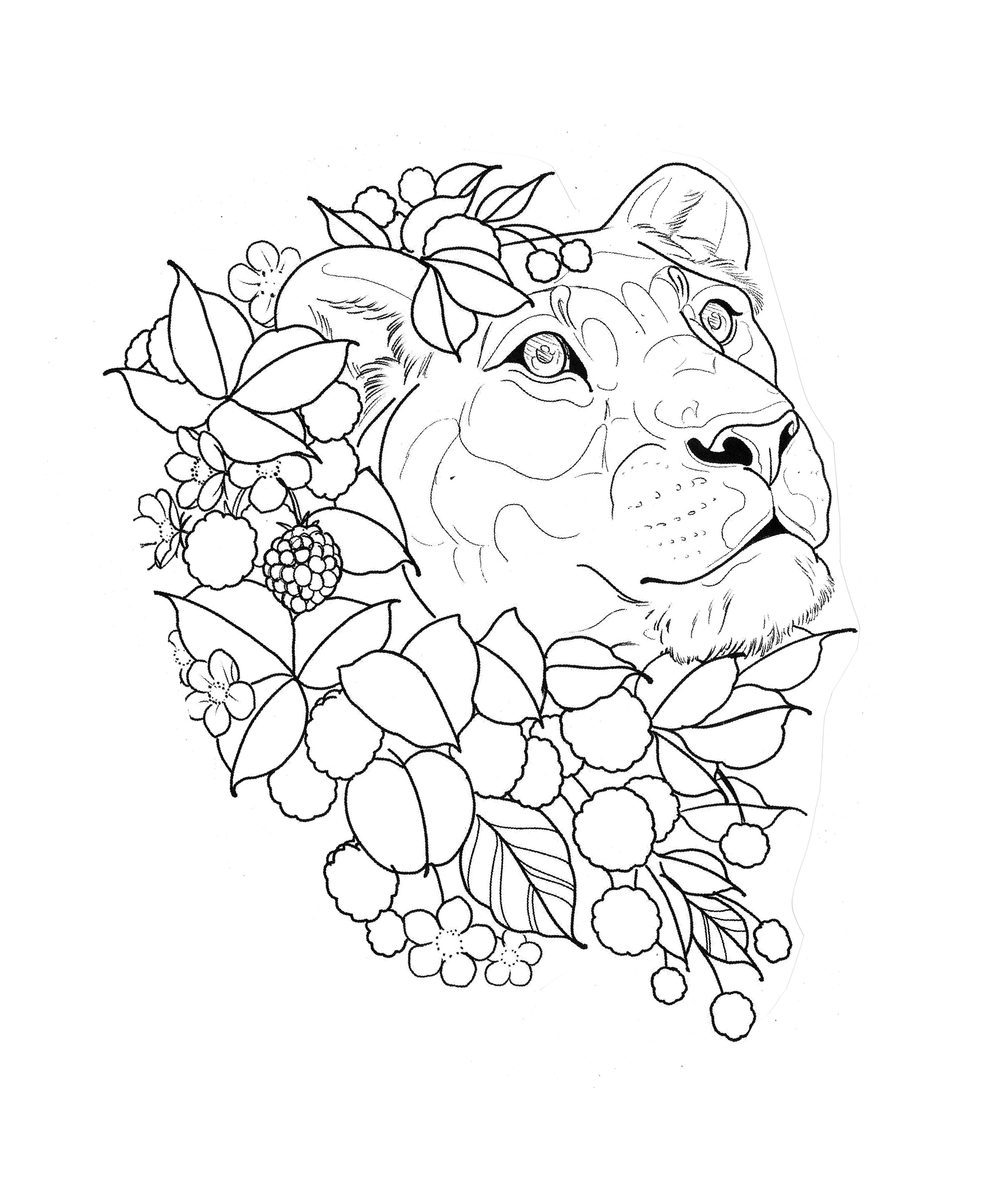 Tattoo coloring pages printable pdf for adult