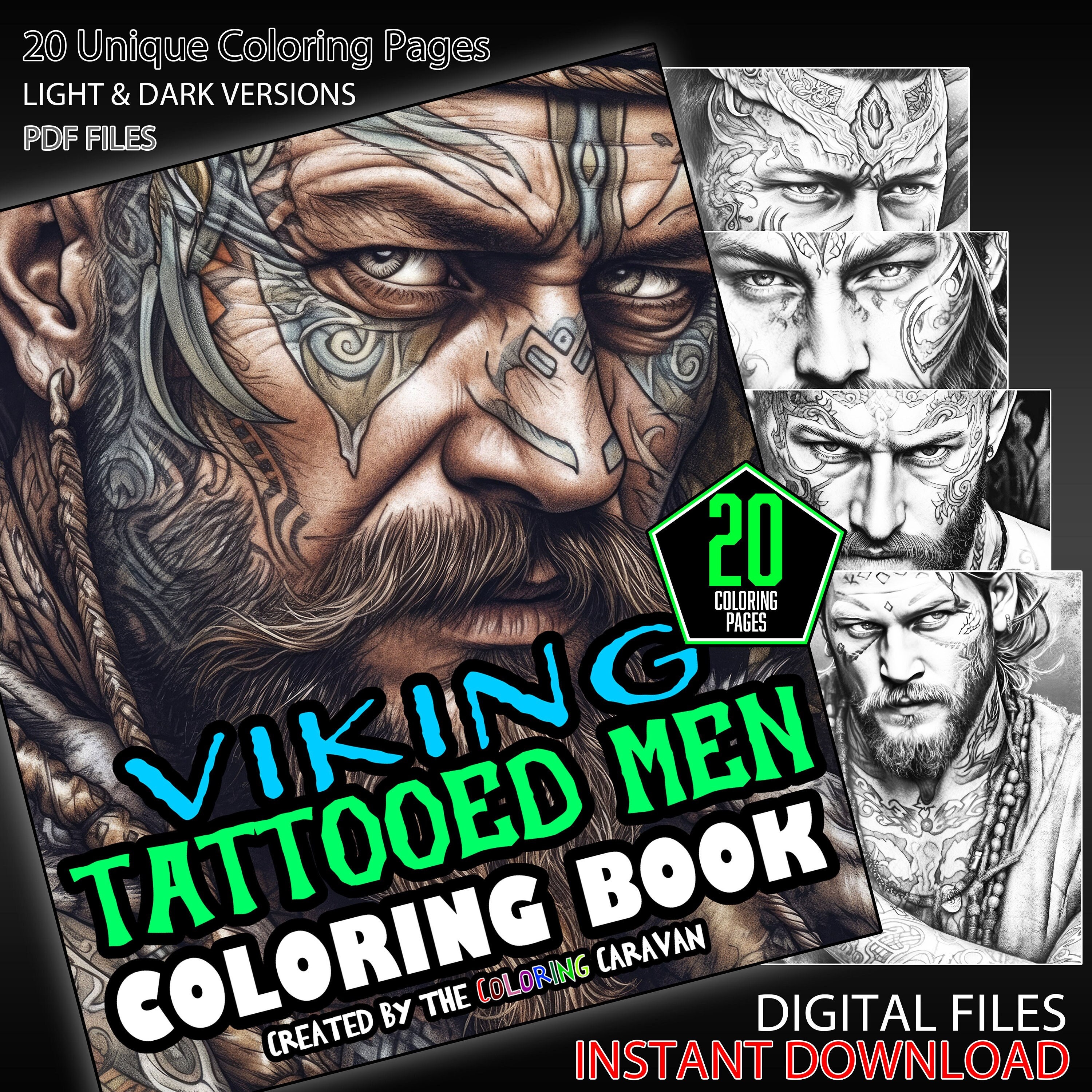 Tattoo coloring pdf