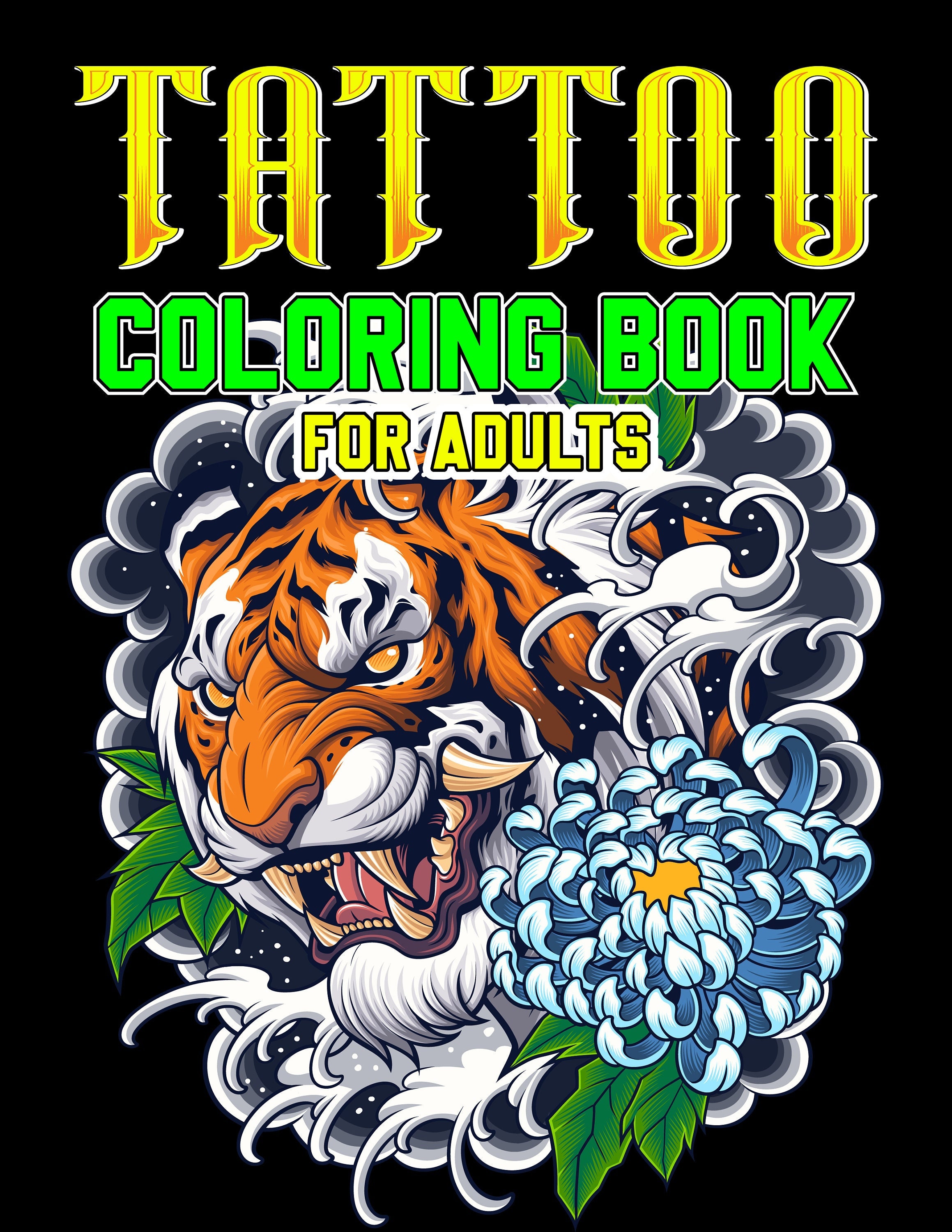 Tattoo coloring pdf