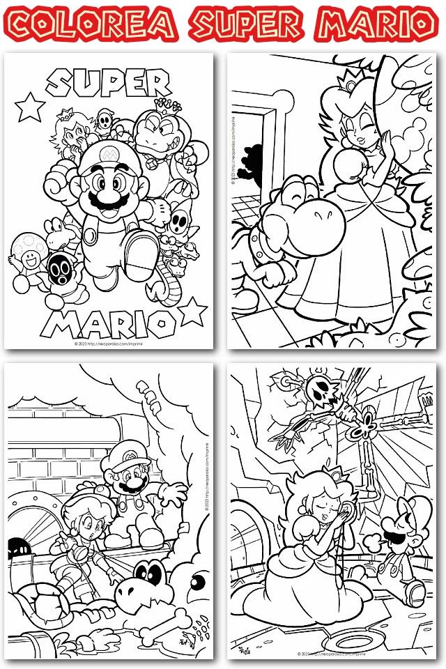 Dibujos pa colore a super mio pdf gratis mio pa colore mio bros pa colore dibujos pa colore