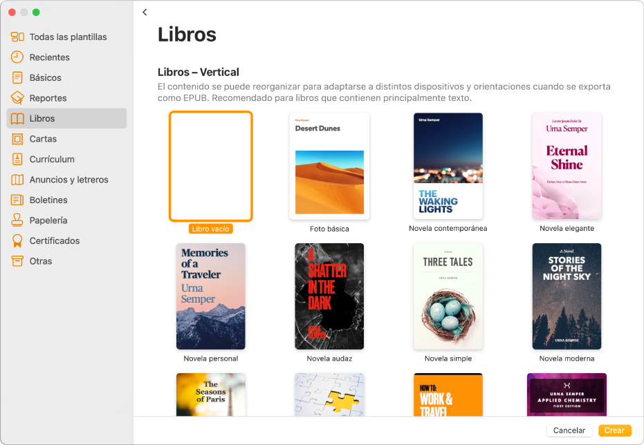 Introducciãn a la creaciãn de un libro en pages en la mac