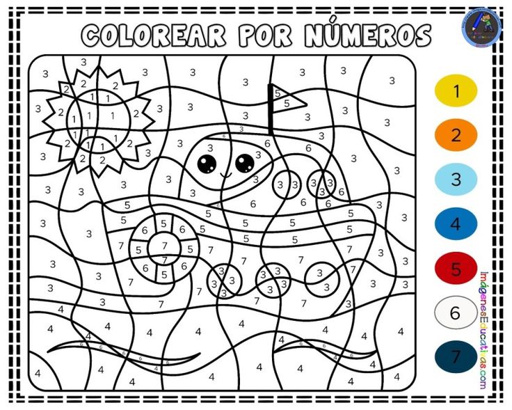 Fichas para trabajar los nãmeros â imagenes educativas colorear por nãºmeros libro de los numeros dibujos para colorear