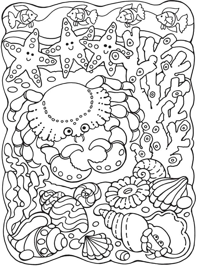 Wele to dover publications ocean coloring pages coloring books coloring pages