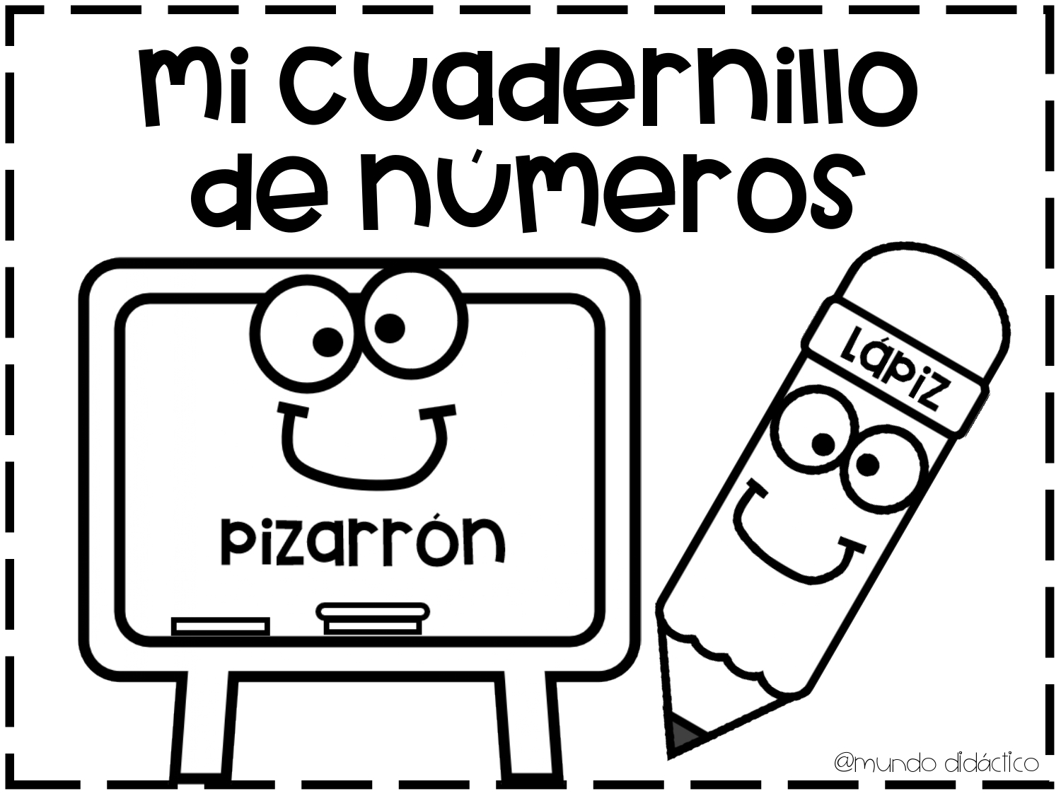 Cuadernillo para trabajar los nãºmeros del al