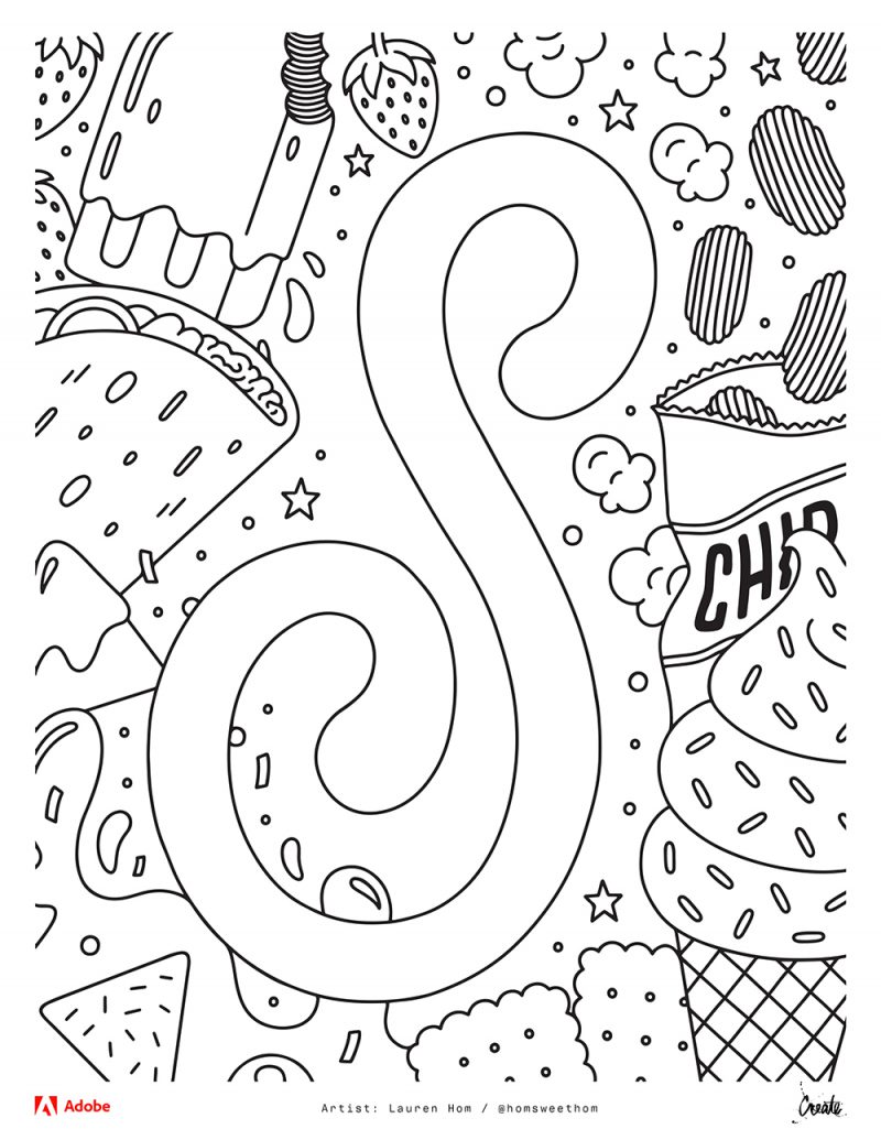 Adobe coloring book las ilustracion para colorear de dcargas gratuita de adobe