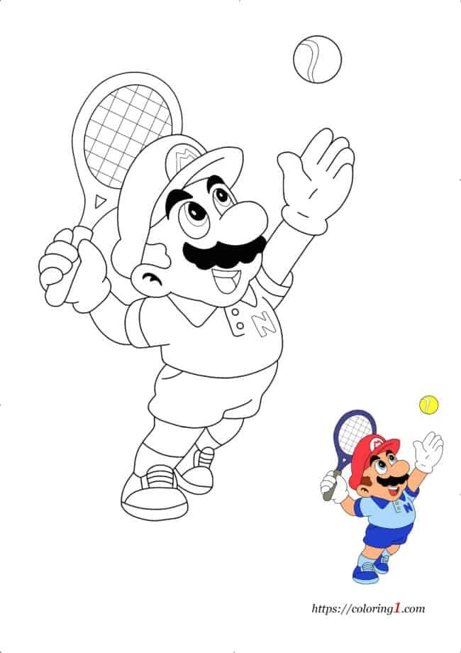 Mario coloring pages