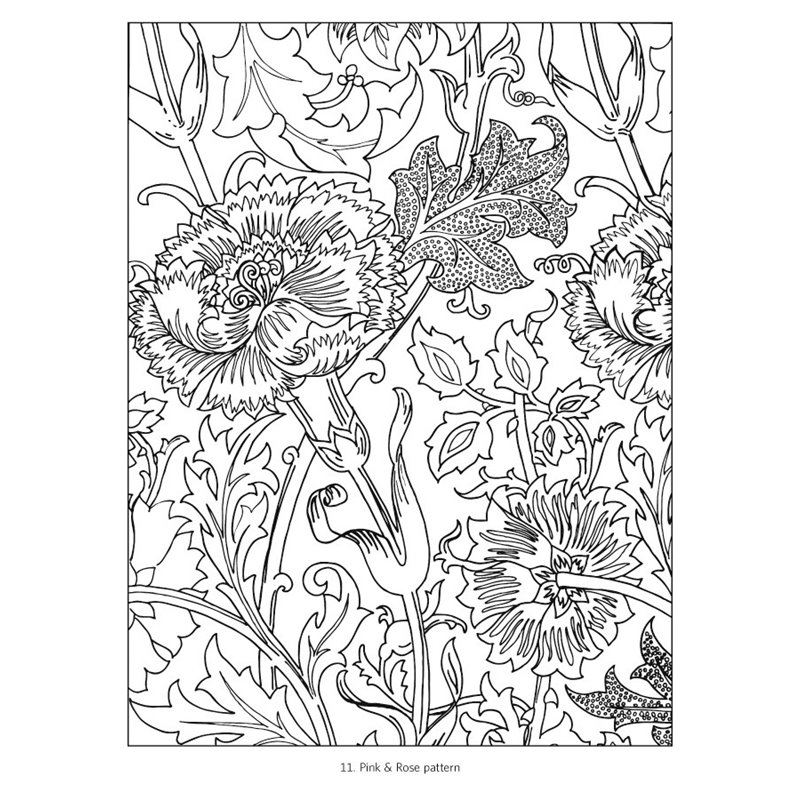 Libro de colorear william morris