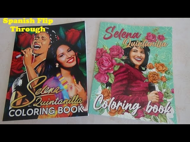 Libros para colorear de selena quintanilla