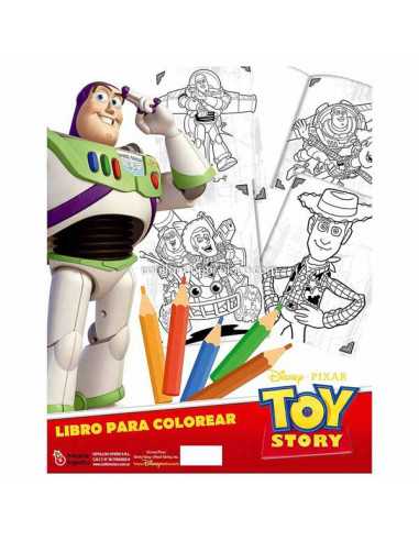 Libro pintar colorear mini toy story x