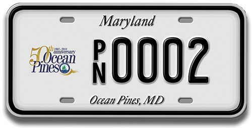 Op anniversary license plates to benefit police news ocean city md