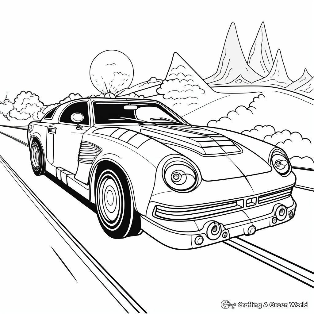 Police car coloring pages