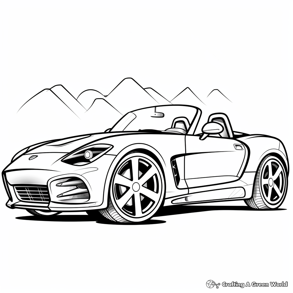 Car coloring pages