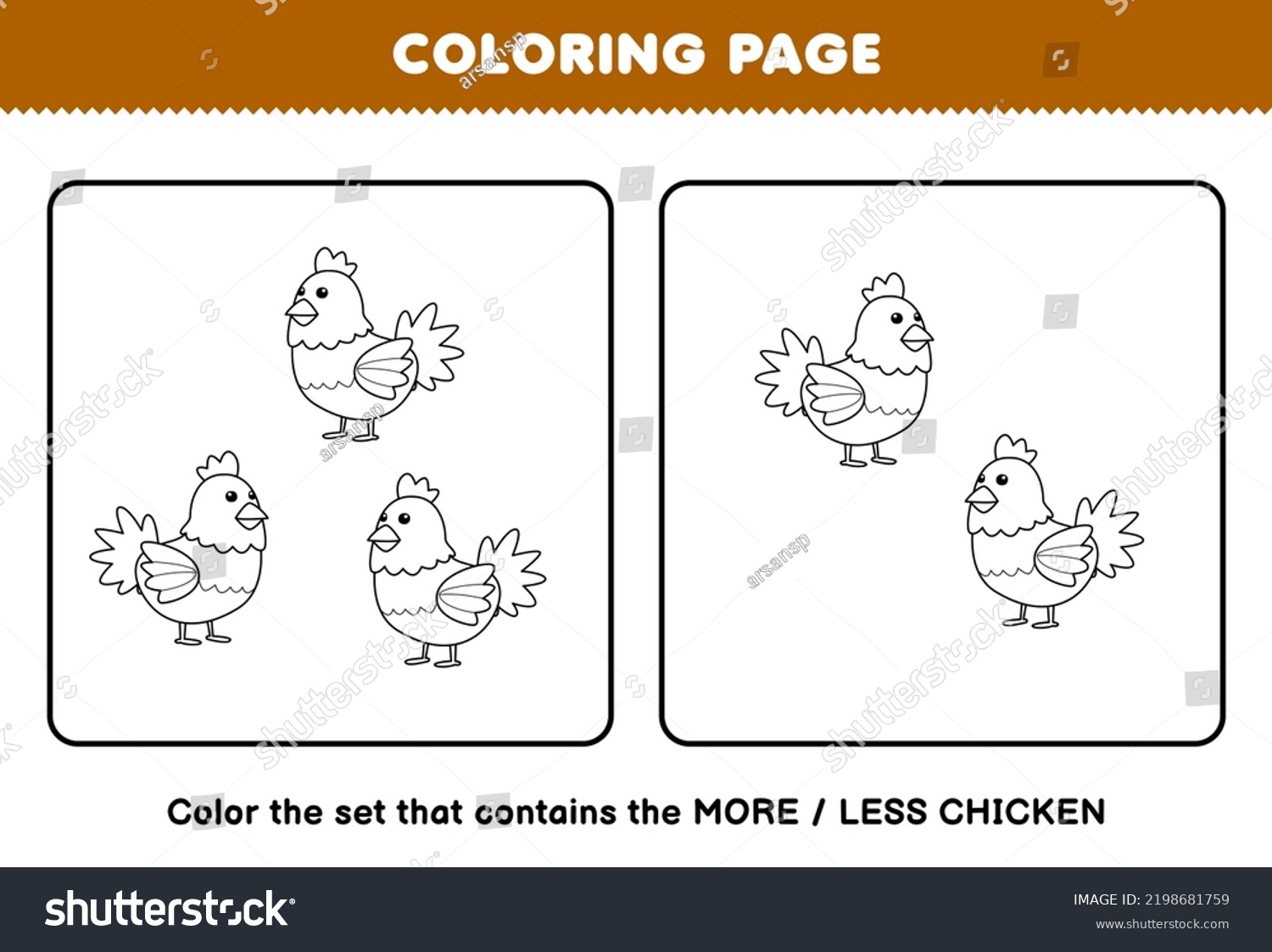 Education game children coloring page more stock vector royalty free