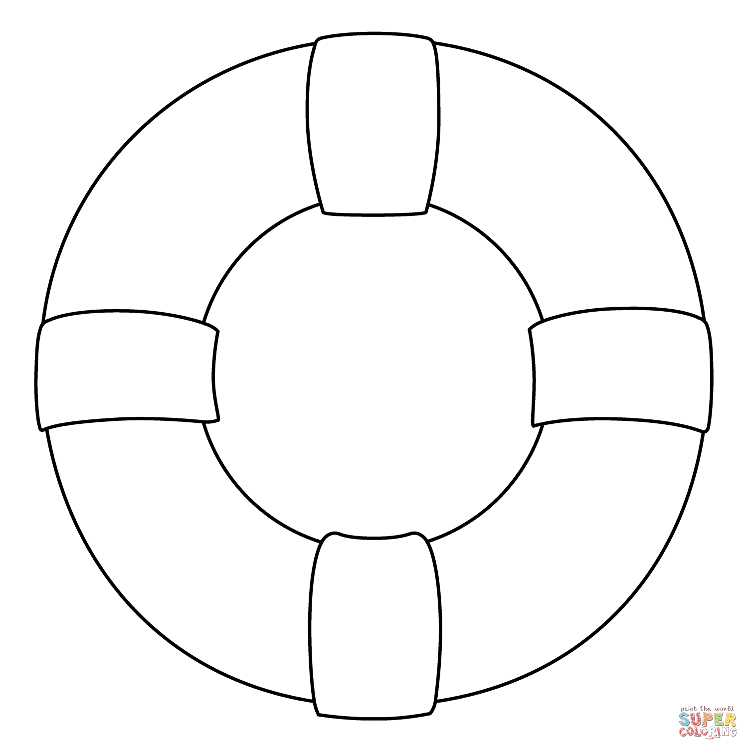Ring buoy emoji coloring page free printable coloring pages
