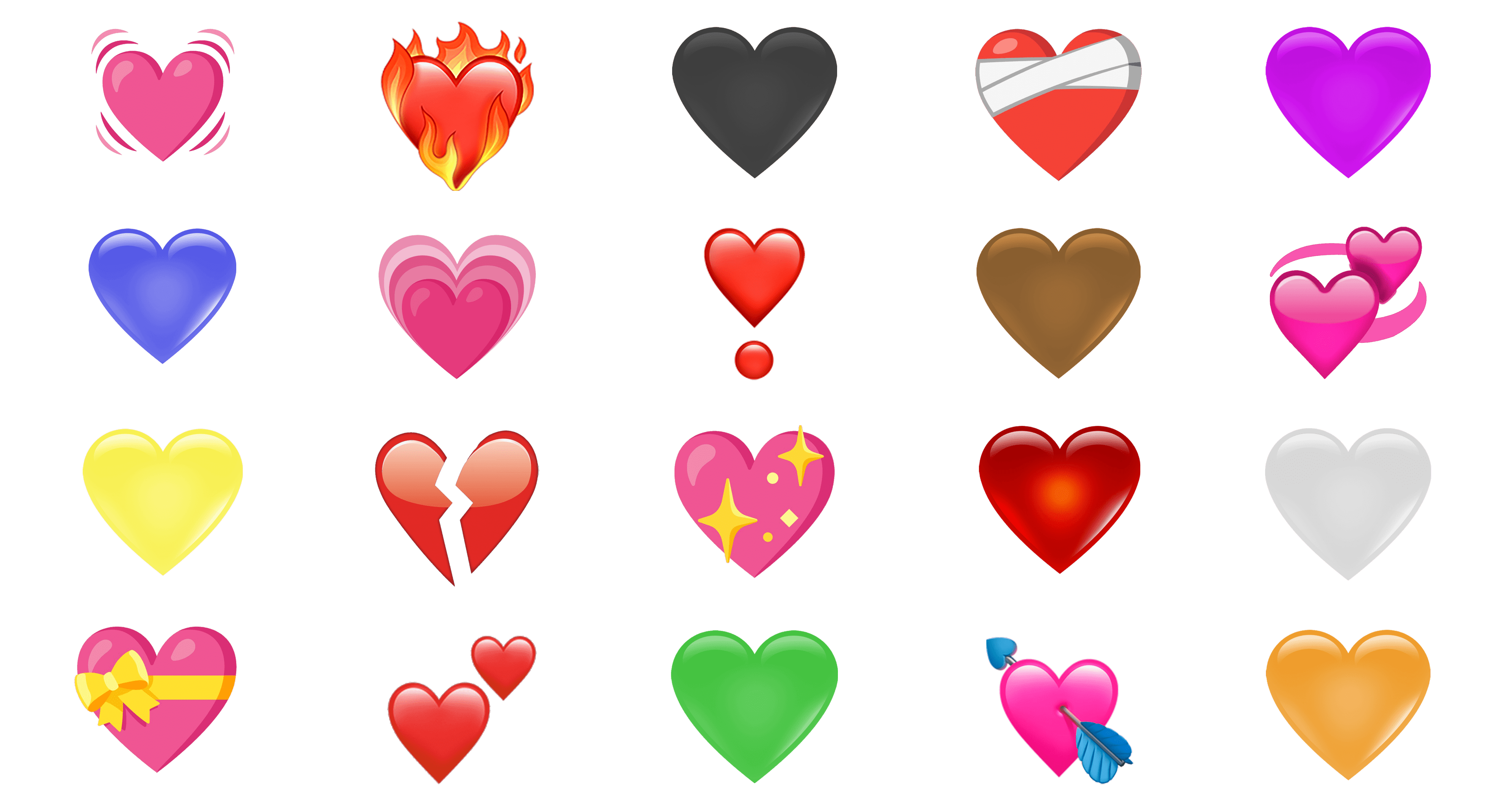 Heart emoji meanings color matters heart emoticon ð meaning