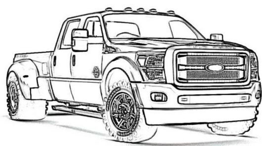 New ford truck coloring page truck coloring pages cars coloring pages ford truck