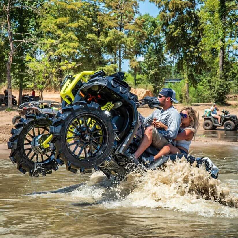 Äç off the porch adventuresïðto be featured dm a pic or videosð sadistichorsepower with the awesome water wheelie â who needs wheel drive mud muddy canam offtheporchadventures atv atvlife atvriding