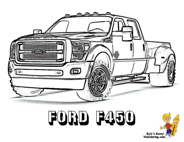 Fordsporttractruckatcoloring